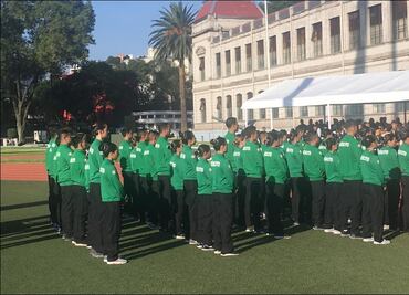 Reconocen a atletas panamericanos en Colegio Militar