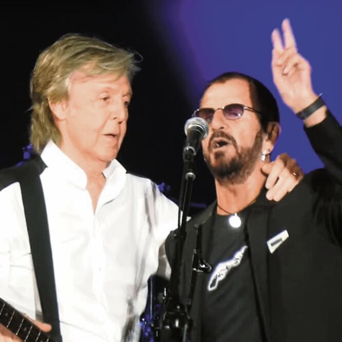 Los dos ex Beatles sobrevivientes. YOUTUBE