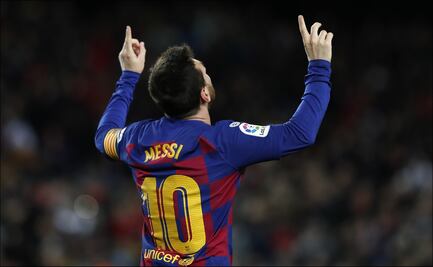 Messi rescata triunfo del Barcelona en debut de Quique Setién