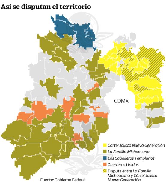 Pelean Valle de México seis bandas criminales
