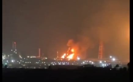 Incendio tras explosión en refinería de Pemex en Salina Cruz deja seis lesionados; autoridades activan protocolos de emergencia