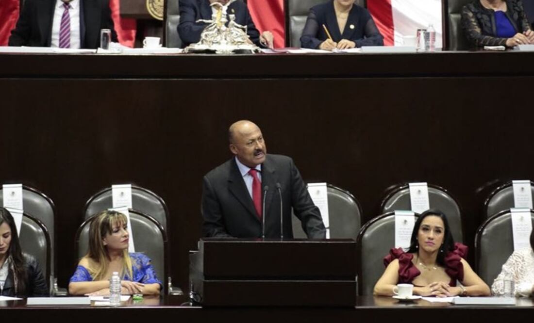 René Juárez, coordinador del PRI en la Cámara de Diputados (Foto: tomada de Twitter @CanalCongreso)