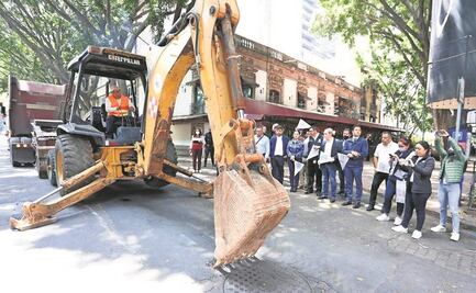 Repararán las calles en Zona Rosa
