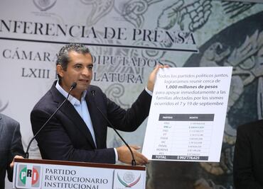 PRI presenta iniciativa para eliminar el financiamiento a partidos