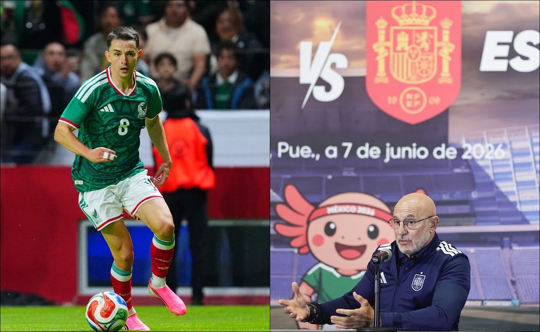 Luis de la Fuente elogió a Álvaro Fidalgo y le deseó éxito con México en el Mundial / FOTOS: Imago7