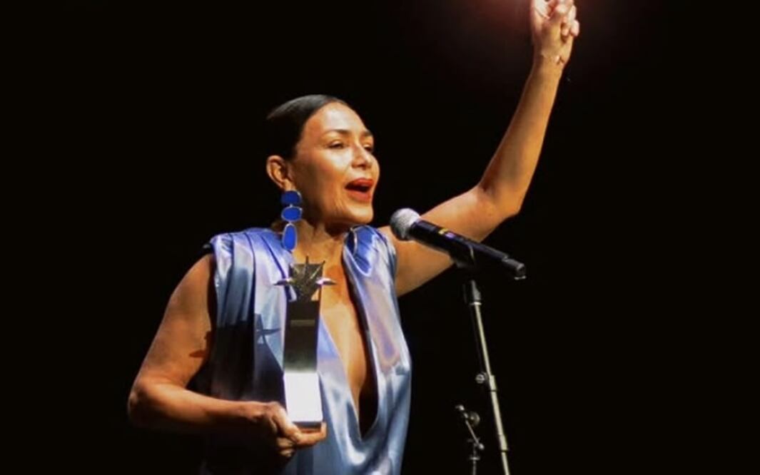 Dolores Heredia durante su paso por el Festival de Cine de Guadalajara.
Foto: Instagram, vía @doloresheredia