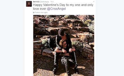 Belinda y Criss Angel celebran el Día del Amor