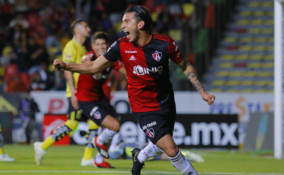 Jugador del Atlas celebrando el triunfo del conjunto rojinegro. FOTO/IMAGO7