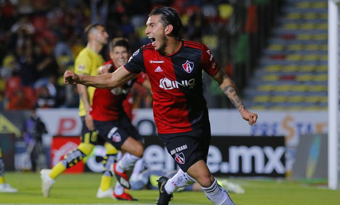 Jugador del Atlas celebrando el triunfo del conjunto rojinegro. FOTO/IMAGO7