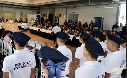 Impulsan Academia de Policia Infantil en Guanajuato; el programa forma a niñas, niños y adolescentes
