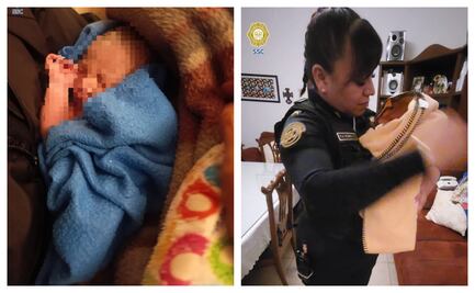 Policías capitalinos rescatan a recién nacida abandonada; un vecino la halló en un basurero de Álvaro Obregón