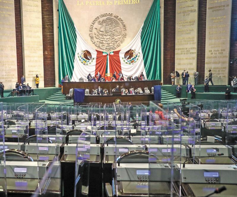 En el pleno de la Cámara de Diputados solamente estuvieron presentes una veintena de legisladores. Diego Simón. EL UNIVERSAL