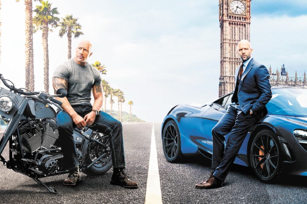 Dwayne Johson y Jason Statham protagonizan la película. Foto/ UNIVERSAL PICTURES