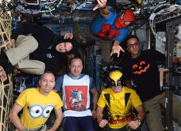 Así celebran Halloween en la Estación Espacial Internacional