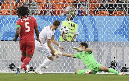 Gol de Ben Youssef  para el Panamá 1-1 Túnez