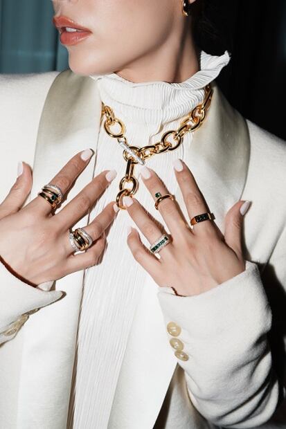 Michelle Salas crea hermosa colección de joyería con una firma mexicana