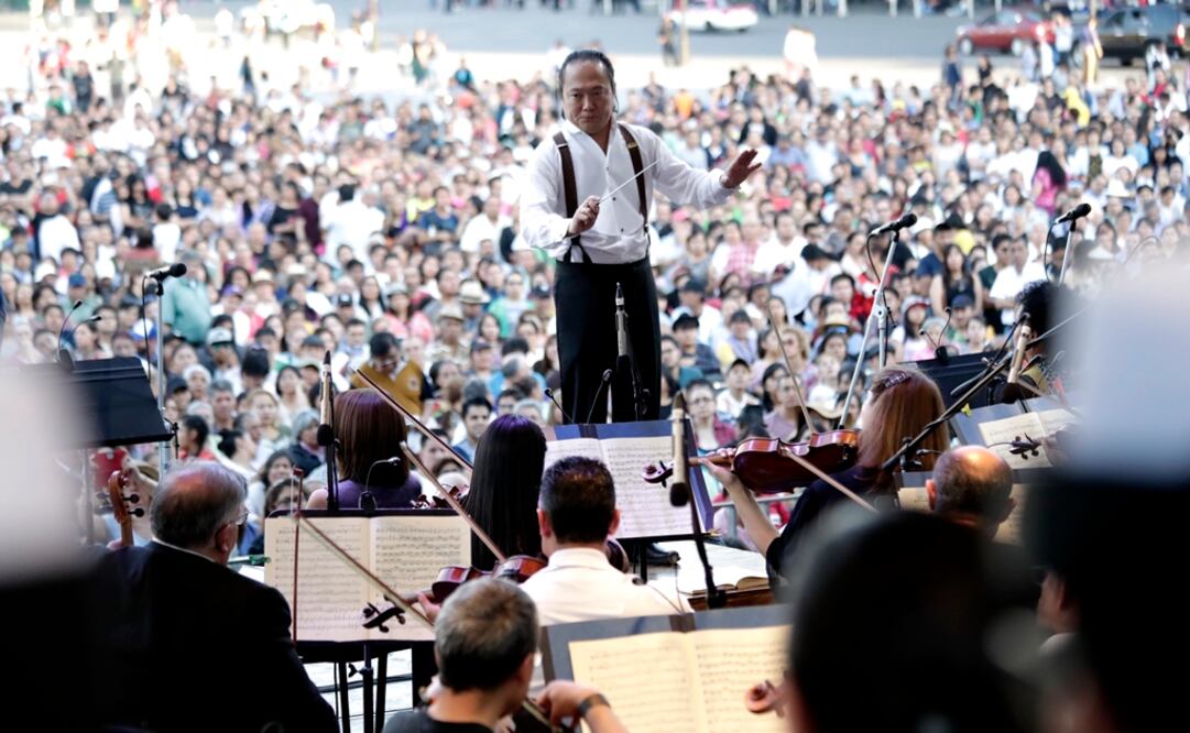 El concierto de clausura del Festival del Centro Histórico se centró en la “Novena Sinfonía”. Foto: Iván Stephens / EL UNIVERSAL