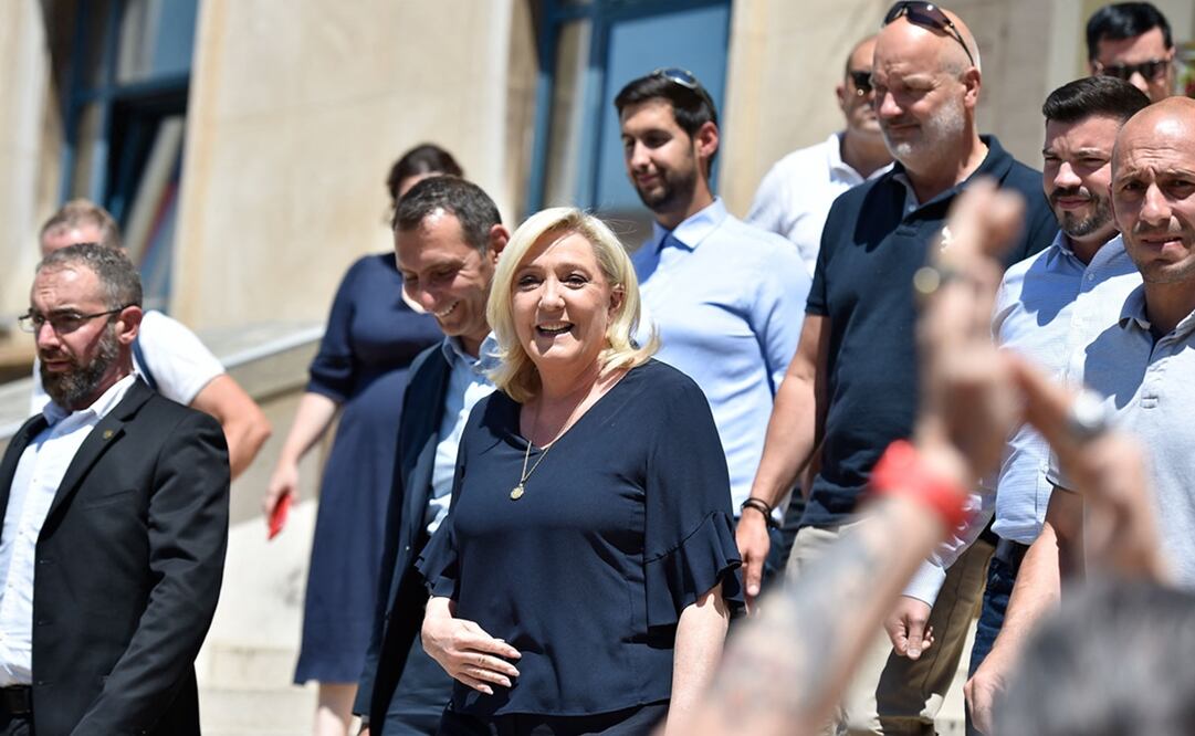 Marine Le Pen, líder del partido Agrupación Nacional / Foto: AFP