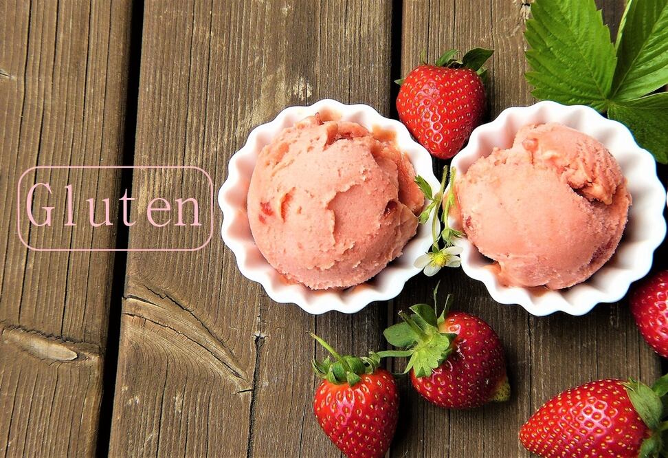 Los alimentos como el jamón, helados, cerveza, y frutos secos contienen gluten. (Fotos: Pixabay y Giphy)