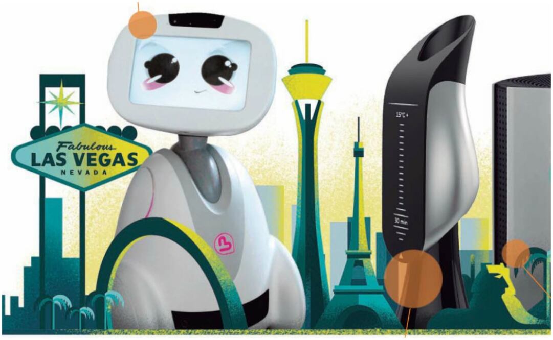 Como cada año, la feria de tecnología CES se realiza en Las Vegas para mostrar los electrónicos más sorprendentes  del mundo