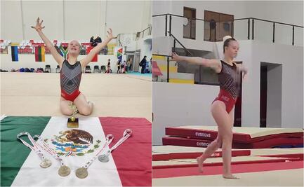 La mexicana Bárbara Wetzel se proclama multicampeona en Mundial de Gimnasia Artística con Síndrome de Down