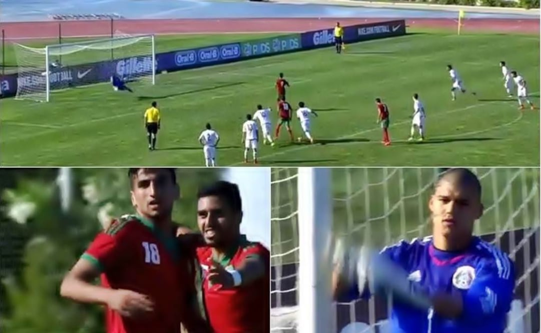  México opened the score, but was unable to keep Morocco from scoring. (Photo: SPECIAL) 