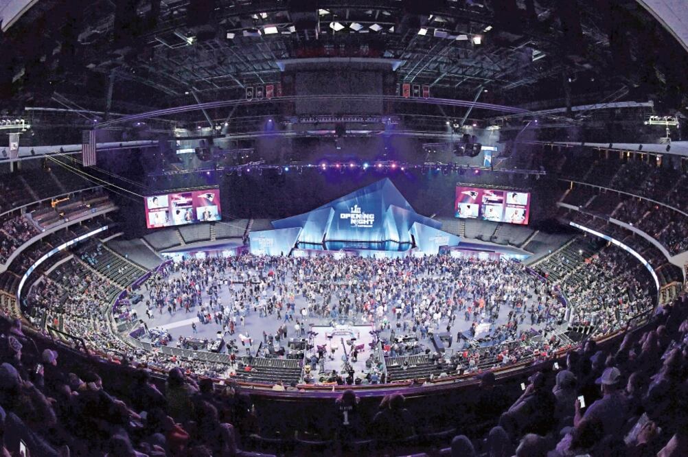 Panorámica del Opening Nighth, en el Xcel Energy Center (KIBBY LEE. USA TODAY SPORTS)