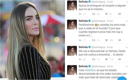 Belinda cierra su cuenta en Twitter