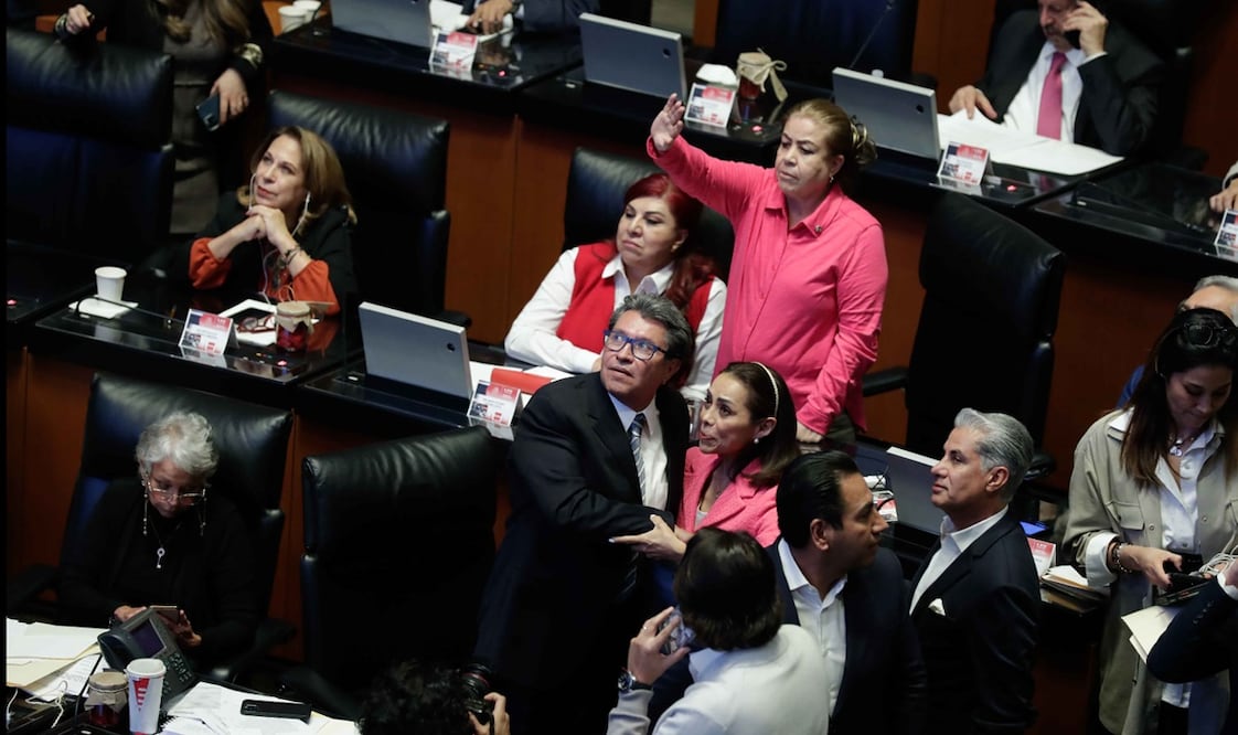 El Senado de la República aprobó en lo general, el segundo de los dictámenes de la reforma a leyes secundarias en materia electoral impulsada por el presidente Andrés Manuel López Obrador. Foto: Diego Simón Sánchez