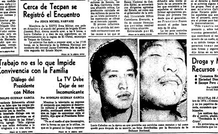 Así reportaba EL UNIVERSAL, hace 43 años, la muerte de Lucio Cabañas