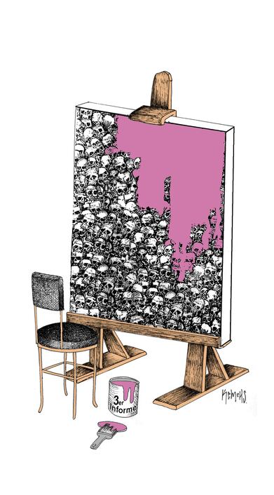 Pintando de color rosa