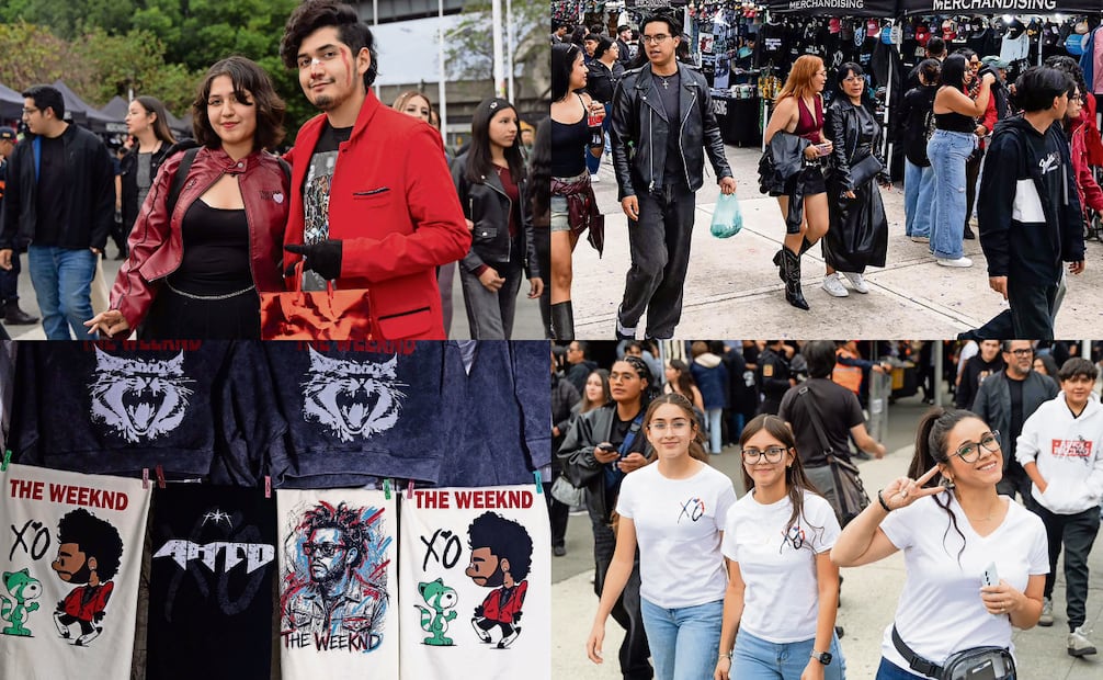 Fans del artista canadiense se dejaron ver
con motivos y colores postapocalípticos. Fotos: Hugo Salvador / EL UNIVERSAL