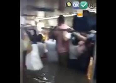 Video. Así se inundó el tren ligero de Guadalajara por las lluvias