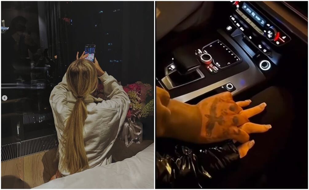 Una mujer en TikTok muestra supuestas "pruebas" de la infidelidad de Christian Nodal a Ángela Aguilar.