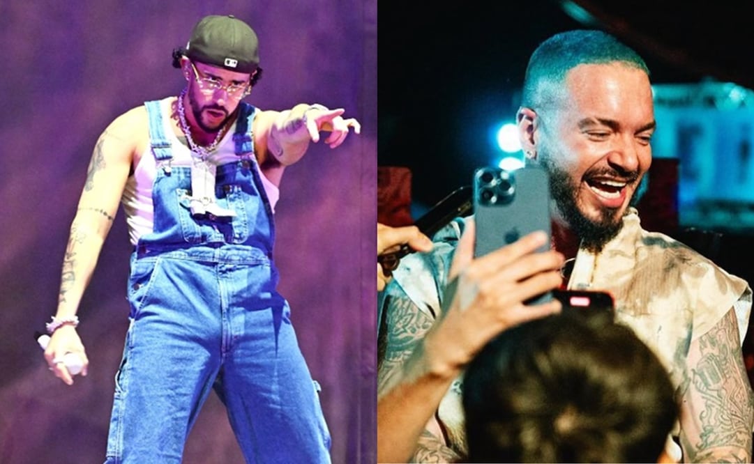 Bad Bunny y J Balvin son amigos desde hace tiempo, sin embargo, el puertorriqueño acaba de hablar del colombiano en una de sus canciones.
Foto: AP / Martha Lavandier e Instagram