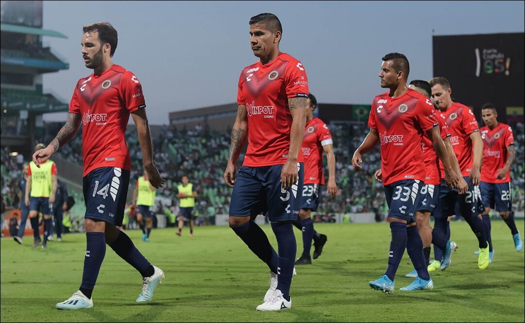 Carlos Salcido y sus compañeros del Veracruz. Foto: Imago 7