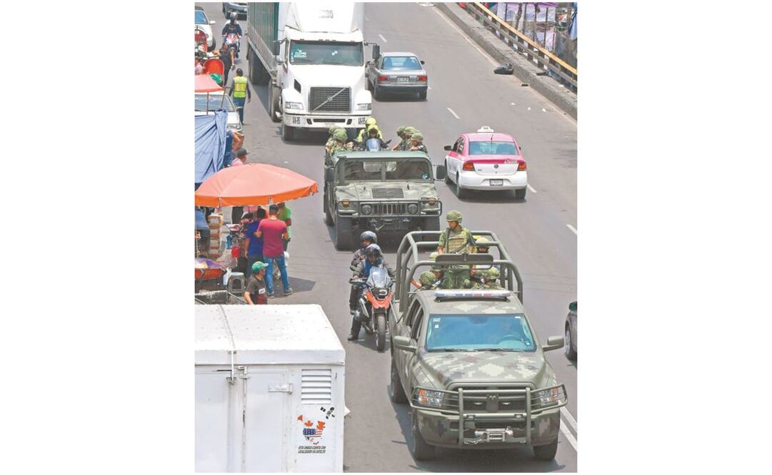 Los integrantes del nuevo cuerpo de seguridad federal patrullarán por las zonas con mayor índice delictivo de la demarcación, como la colonia Desarrollo Urbano Quetzalcóatl. Foto: ARMANDO MARTÍNEZ. EL UNIVERSAL