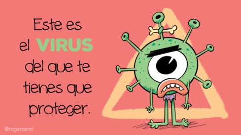 Ilustraciones para enseñar a los niños sobre el coronavirus