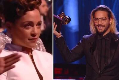 Fans aplauden reacción de Lafourcade ante Grammy de Maluma
