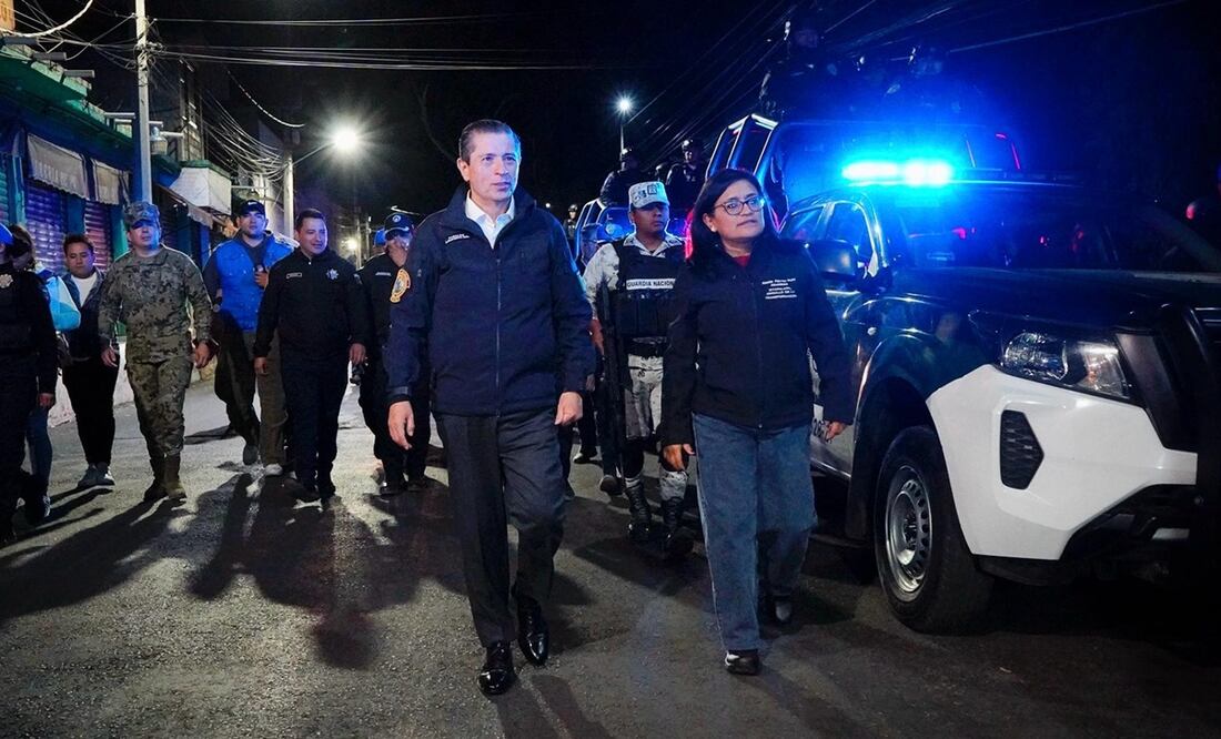 Los alcaldes realizaron recorridos en las colonias San Andrés Tomatlán y San Francisco Culhuacán Foto: Especial