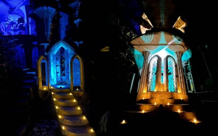 Así es el recorrido nocturno en el Jardín Edward James