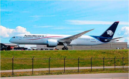 Fallece pasajero en avión de Aeroméxico; lamenta aerolínea el deceso