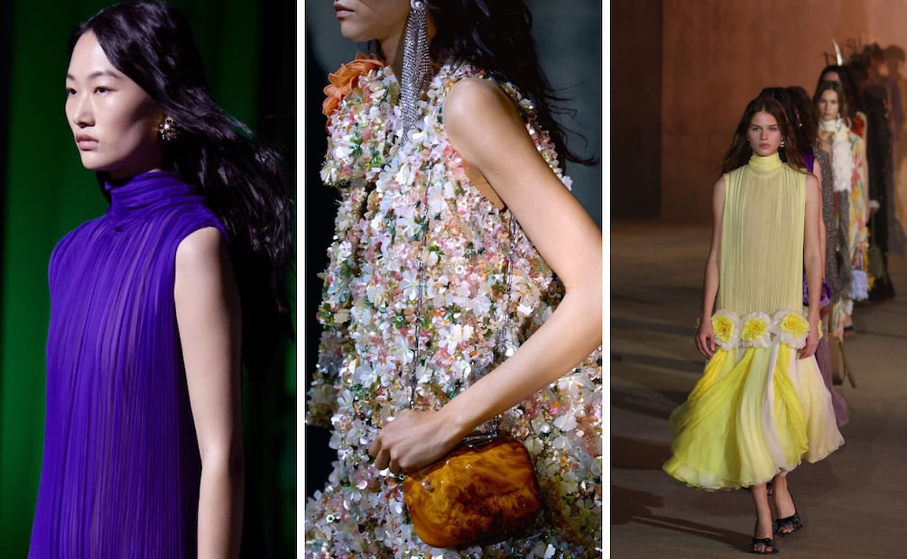 La textura y el movimiento son claves en la colección de Dior. Foto: Dior