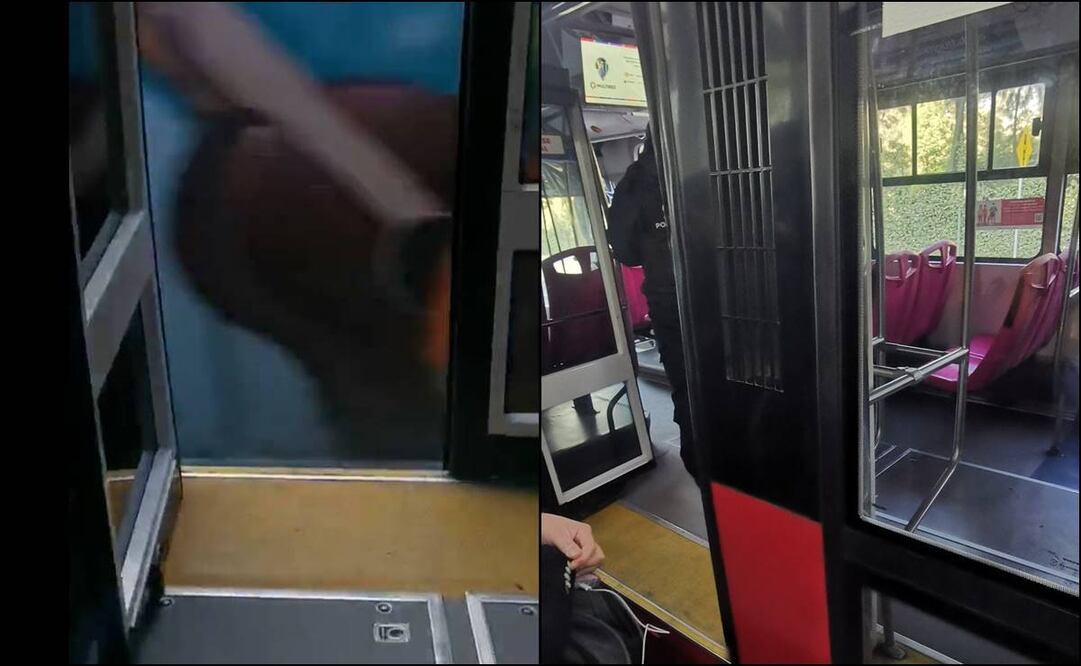 Ahora, se abren las puertas del Metrobús en marcha. Foto: @GuiaIvonne