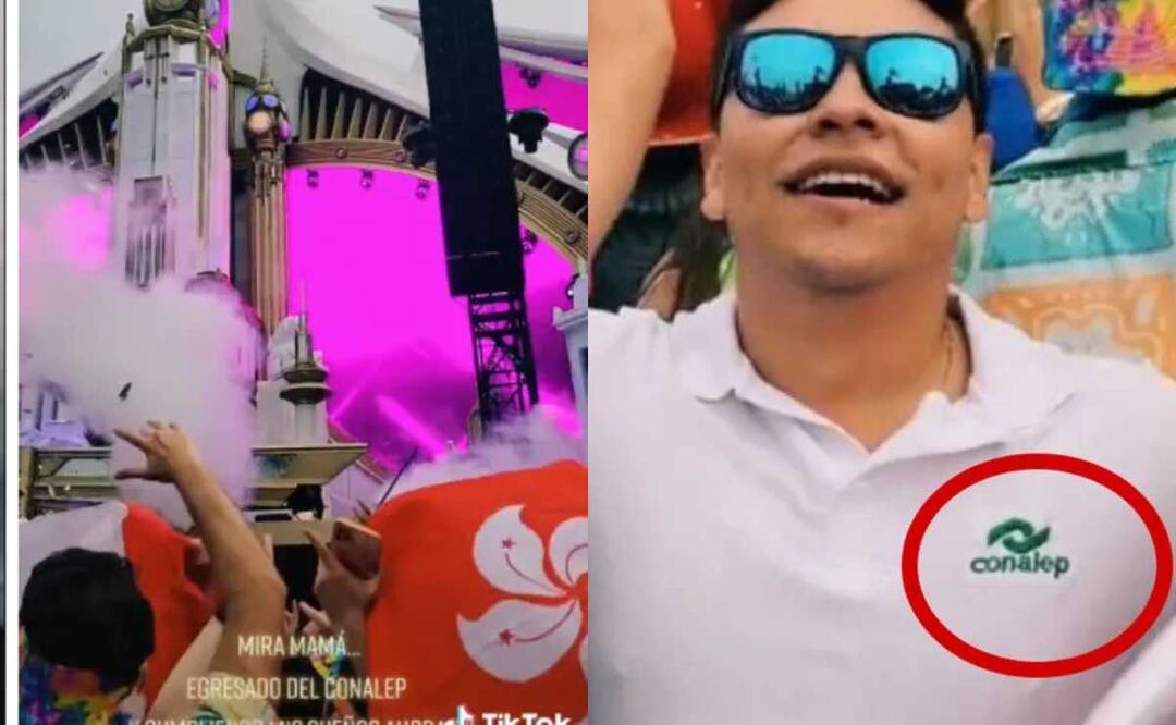 De Conalep para el mundo: exalumno presume uniforme en Tomorrowland 
