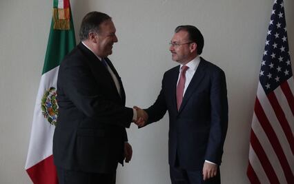 Videgaray y Pompeo revisan la relación México - EU