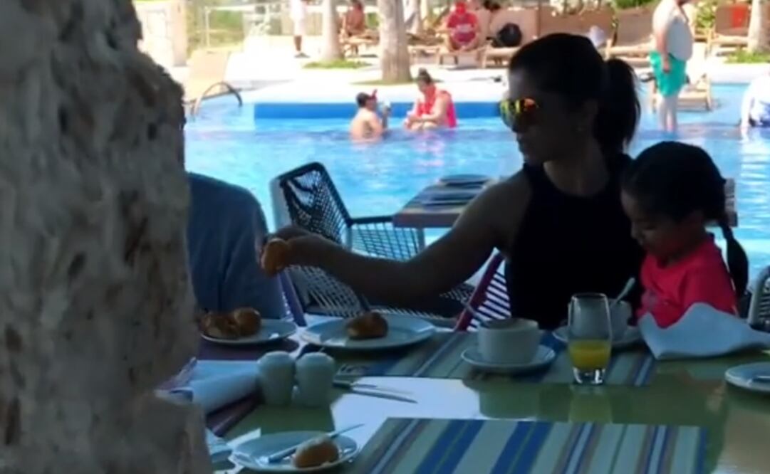 Vhadir Derbez grabó un video donde aparece Alessandra Rosaldo "poniéndole los cuernos" a su papá. Foto: Captura Instagram / Vhadir Derbez