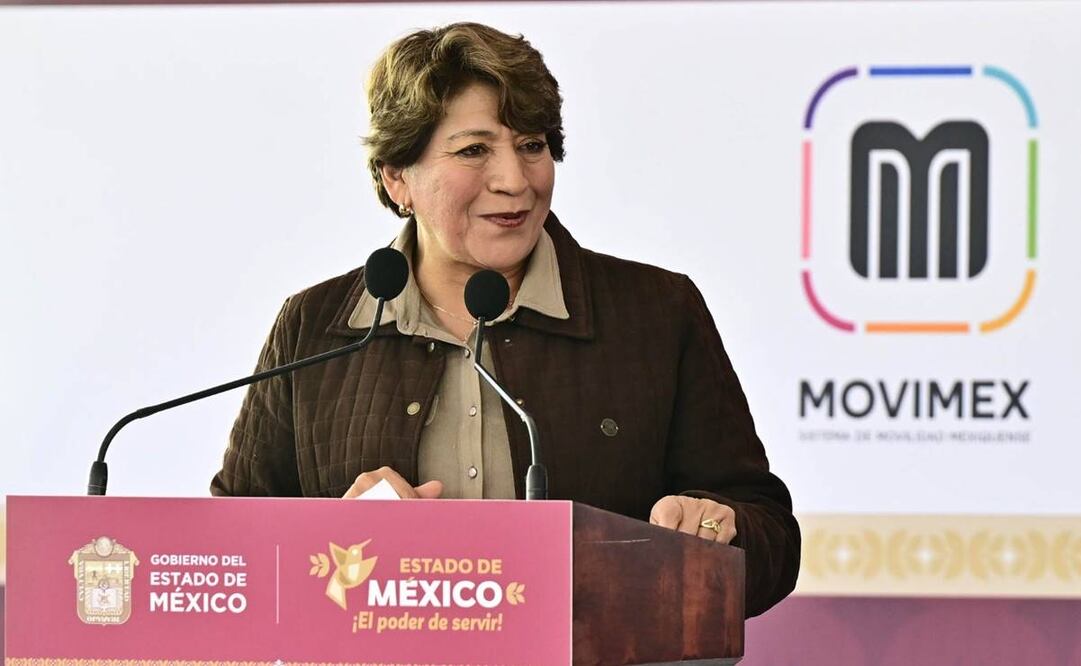 La gobernadora del Edomex anuncia descuentos de transporte para estudiantes, quienes recibirán una tarjeta Movimex, con un costo de 10 pesos, que será personal e intransferible 11 de noviembre 2024/ Foto: Especial