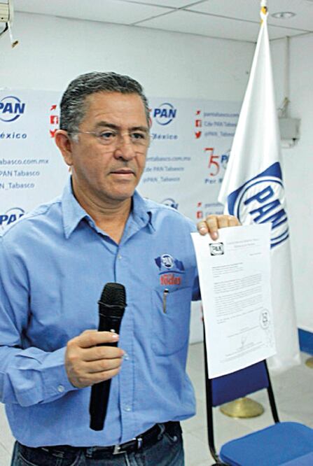 En la foto: Jorge Ávalos Ramón, ex dirigente estatal del PAN en Tabasco (FOTOS: ARCHIVO EL UNIVERSAL)