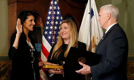 Nikki Haley asume como embajadora de EU ante la ONU